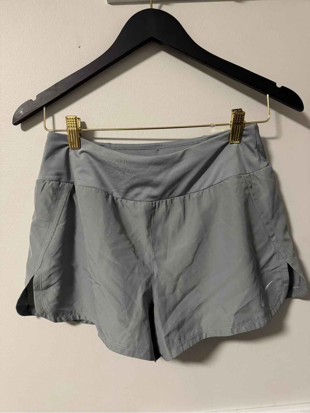 Nike Light Gray Women’s Athletic Shorts